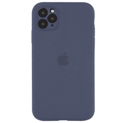 Чохол Silicone Case Full Camera Protective (AA) для Apple iPhone 12 Pro Max (6.7"), Сірий / Lavender Gray