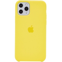 Чохол Silicone Case (AA) для Apple iPhone 11 Pro Max (6.5 "), Жовтий / Yellow