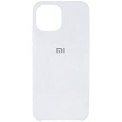 Чехол Silicone Cover (AAA) для Xiaomi Mi 11 Белый / White