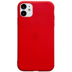 Силиконовый чехол Candy для Apple iPhone 11 (6.1") Красный