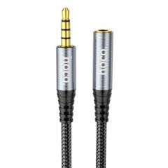 Аудио кабель Aux Hoco UPA20 (2m) Metal gray