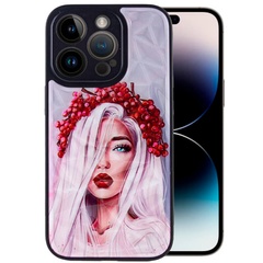 TPU+PC чехол Prisma Ladies для Apple iPhone 14 Pro (6.1") Ukrainian Girl