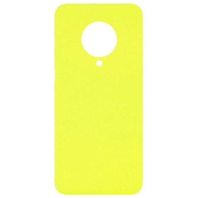 Чехол Silicone Cover Full without Logo (A) для Xiaomi Redmi K30 Pro / Poco F2 Pro Желтый / Flash