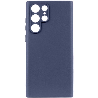 Чехол Silicone Cover Lakshmi Full Camera (A) для Samsung Galaxy S24 Ultra Синий / Midnight Blue