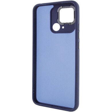 Чехол TPU+PC Lyon Frosted для Xiaomi Redmi 10C Navy Blue