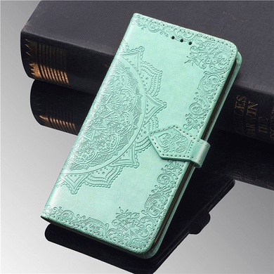 Кожаный чехол (книжка) Art Case с визитницей для Samsung Galaxy A31 Бирюзовый