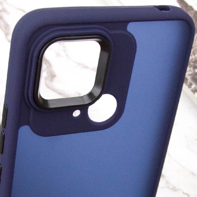 Чехол TPU+PC Lyon Frosted для Xiaomi Redmi 10C Navy Blue