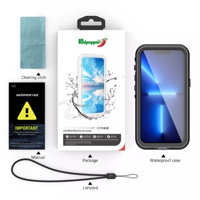 Водонепроникний чохол Shellbox with Magnetic Safe для Apple iPhone 13 Pro (6.1"), Чорний