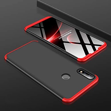 Пластиковая накладка GKK LikGus 360 градусов (opp) для Asus Zenfone Max Pro M2 (ZB631KL) Черный / Красный