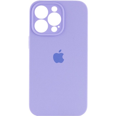 Чехол Silicone Case Full Camera Protective (AA) для Apple iPhone 14 Pro (6.1") Сиреневый / Dasheen