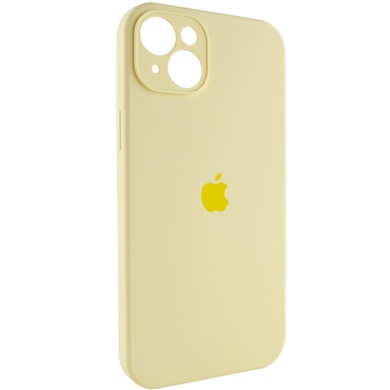 Чехол Silicone Case Full Camera Protective (AA) для Apple iPhone 14 Plus (6.7") Желтый / Mellow Yellow