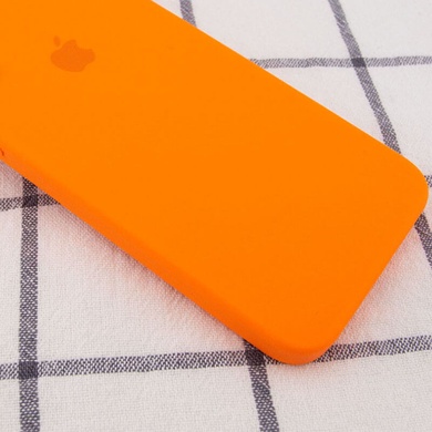 Чохол Silicone Case Square Full Camera Protective (AA) для Apple iPhone 7 plus / 8 plus (5.5 "), Оранжевый / Papaya