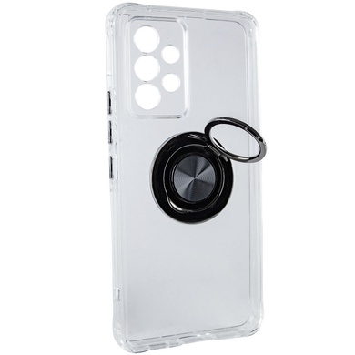 TPU+PC чохол Kickstand для Samsung Galaxy A53 5G, Чорний