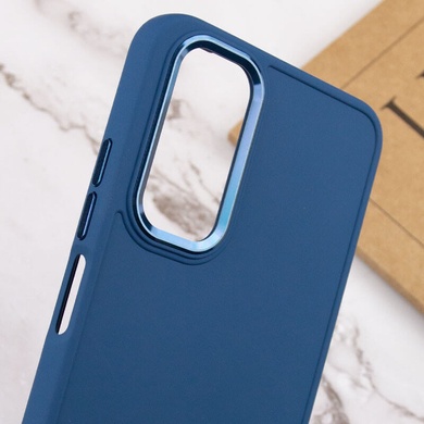 TPU чехол Bonbon Metal Style для Samsung Galaxy A54 5G Синий / Denim Blue
