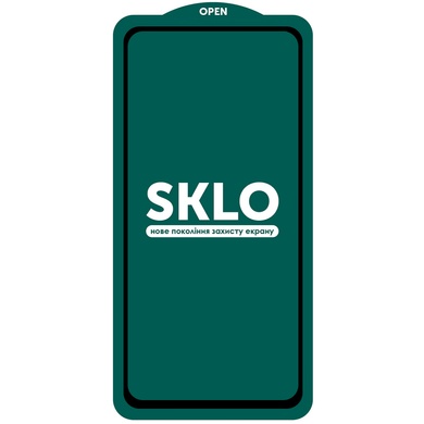Захисне скло SKLO 5D (тех.пак) для Samsung Galaxy A11 / M11, Черный / Белая подложка