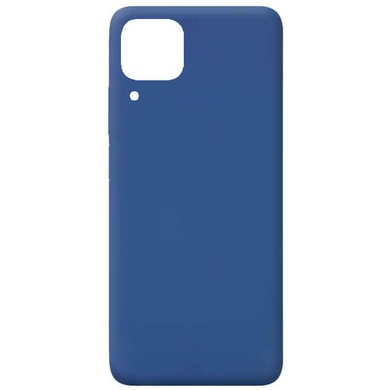 Чехол Silicone Cover Full without Logo (A) для Huawei P40 Lite Синий / Navy blue