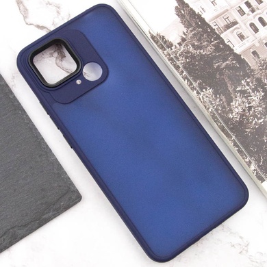 Чехол TPU+PC Lyon Frosted для Xiaomi Redmi 10C Navy Blue