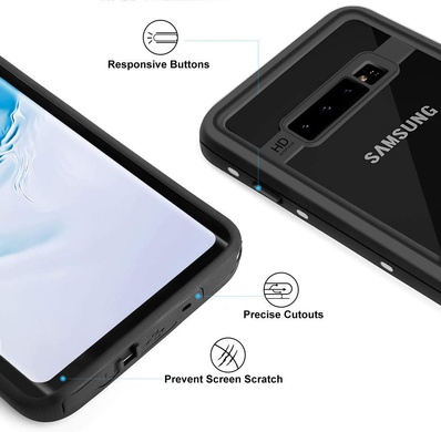 Водонепроникний чохол Shellbox для Samsung Galaxy S10 +, Чорний