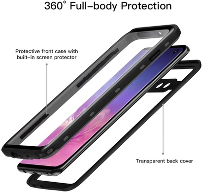 Водонепроникний чохол Shellbox для Samsung Galaxy S10 +, Чорний