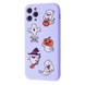 TPU чехол WAVE Fancy для Apple iPhone 11 Pro (5.8") Ghosts / Light purple