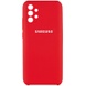 Чехол Silicone Cover Full Camera (AAA) для Samsung Galaxy A72 4G / A72 5G Красный / Red