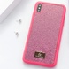 TPU чохол Bling World Grainy Diamonds для Apple iPhone X / XS (5.8 "), Рожевий