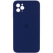 Чохол Silicone Case Square Full Camera Protective (AA) для Apple iPhone 11 Pro Max (6.5 "), Темно-синій / Midnight blue