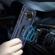 Ударопрочный чехол Serge Ring for Magnet для Xiaomi Mi 10T Lite / Redmi Note 9 Pro 5G Темно-синий