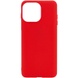 Силиконовый чехол Candy для Apple iPhone 13 Pro Max (6.7") Красный