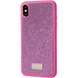 TPU чехол Bling World Grainy Diamonds для Apple iPhone X / XS (5.8") Розовый