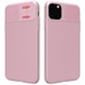 Карбоновая накладка Nillkin Camshield (шторка на камеру) для Apple iPhone 11 Pro (5.8") Розовый / Pink