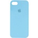 Чехол Silicone Case Full Protective (AA) для Apple iPhone 7 / 8 / SE (2020) (4.7") Бирюзовый / Swimming pool