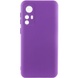 Чохол Silicone Cover Lakshmi Full Camera (A) для Xiaomi Redmi Note 12S, Фіолетовий / Purple