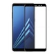 Защитное стекло 2.5D CP+ (full glue) для Samsung A530 Galaxy A8 (2018) Черный