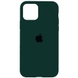 Чехол Silicone Case Full Protective (AA) для Apple iPhone 11 Pro Max (6.5") Зеленый / Forest green
