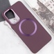 TPU чохол Bonbon Metal Style with MagSafe для OnePlus 9 Pro, Бордовый / Plum