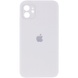 Чохол Silicone Case Square Full Camera Protective (AA) для Apple iPhone 11 (6.1 "), Білий / White