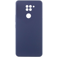 Чохол Silicone Cover Lakshmi Full Camera (AAA) для Xiaomi Redmi Note 9 / Redmi 10X, Темно-синій / Midnight blue