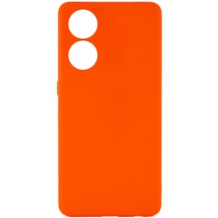 Силіконовий чохол Candy Full Camera для Oppo Reno 8 T 4G, Помаранчевий / Orange