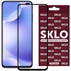 Защитное стекло SKLO 3D (full glue) для Xiaomi K30 / Poco X3 NFC / Poco X3/Mi 10T/Mi 10T Pro/X3 Pro Черный