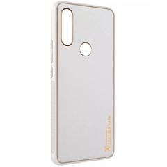 Кожаный чехол Xshield для Xiaomi Redmi Note 7 / Note 7 Pro / Note 7s Белый / White