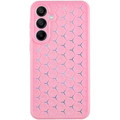 Чохол TPU Honeycomb для Samsung Galaxy A24 4G, Рожевий / Light pink