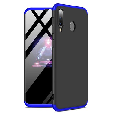 Пластикова накладка GKK LikGus 360 градусів для Samsung Galaxy A20s, Чорний / Синій
