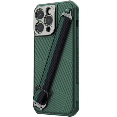 Карбоновая накладка Nillkin Strap Case для Apple iPhone 14 Pro Max (6.7") Green