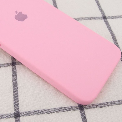Чохол Silicone Case Square Full Camera Protective (AA) для Apple iPhone XR (6.1"), Рожевий / Light pink