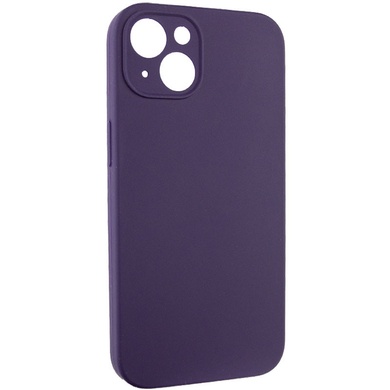 Чехол Silicone Case Full Camera Protective (AA) NO LOGO для Apple iPhone 13 (6.1") Фиолетовый / Elderberry