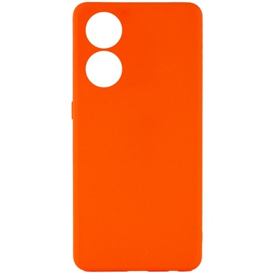 Силіконовий чохол Candy Full Camera для Oppo Reno 8 T 4G, Помаранчевий / Orange