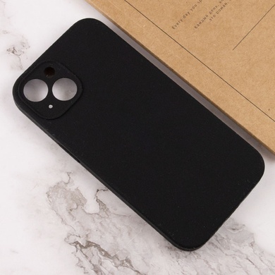 Чехол Silicone Case Full Camera Protective (AA) NO LOGO для Apple iPhone 14 (6.1") Черный / Black