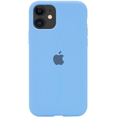 Чохол Silicone Case Full Protective (AA) для Apple iPhone 11 (6.1"), Блакитний / Cornflower