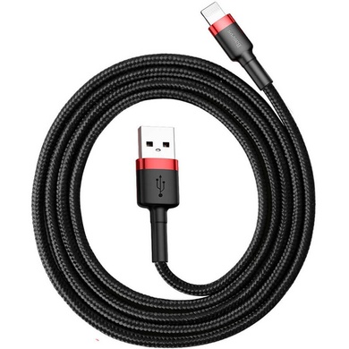 Дата кабель Baseus Cafule Lightning Cable 2.4A (0.5m) (CALKLF-A), Красный / Черный